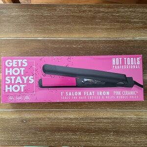 Got tools 1” flat iron hair straightener pink ceramic
